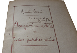 Lavoro universitario: osservazioni intorno alla storia del pensiero fantastico collettivo