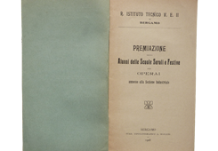 Discorso per la premiazione degli alunni della sezione industriale dell'Istituto Vittorio Emanuele II di Bergamo