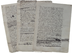 Bozze manoscritte per un testo sul rapporto tra istituti tecnici e industrie stampato nel 1904