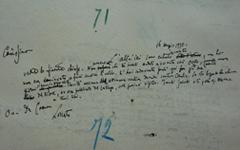 Copia di una lettera inviata all'amico Ugo da Como