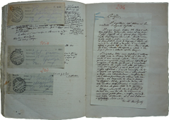 Copia di una lettera inviata al senatore, dal minutario dell'anno 1921