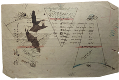 Schizzo dei tre regni della Divina Commedia