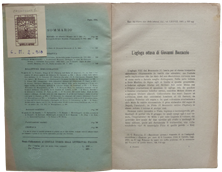 L'egloga ottava di Giovanni Boccaccio