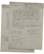 Trascrizione di lettere di Voltaire a Giuseppe Colpani, poeta bresciano