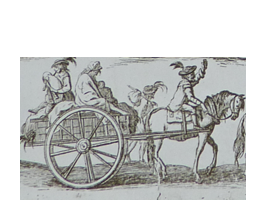 Incisione della Mascherata dei facchini del Lago Maggiore, ingresso trionfale a Milano in una giornata di rito e teatro del 1764